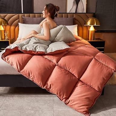 Duveteux Couette en Duvet d'oie Et Plumes Respirant Couette sans Housse Poids léger Insert de Couette Naturelle Chaude Toute la Saison (Color : D, Size : 200X230cm-Lightweight/2KG)