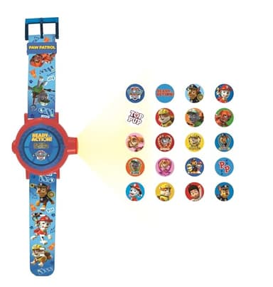 Lexibook Pat’Patrouille Chase Montre Bracelet Ajustable écran Digital avec 20 Projections de Chase, Marcus, Rocky, Stella, Zuma, Ruben – DMW050PA