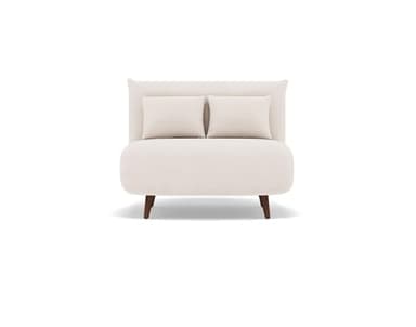 Bestmobilier - Lumi - Banquette Convertible clic-clac 1 Place en Velours côtelé, Beige