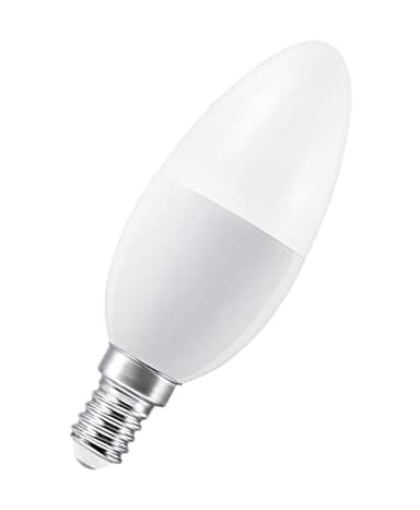 LEDVANCE Lampe LED intelligente avec technologie WiFi, douille E14, dimmable, couleur de la lumière variable (2700-6500K), Remplacement 40W, SMART+ WiFi Candle Tunable White, paquet de 1