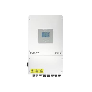 DJDC 6000W 48V Onduleur Solaire Hybride, Entrée monophasée IP65, Station d'énergie solaire étanche, 150A, Régulateur de charge MPPT, avec sortie d'onde sinusoïdale pure, convient pour batterie au