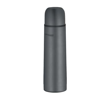 THERMOcafé by THERMOS TC BEVERAGE BOTTLE Bouteille isotherme, graphite gris mat, 0,50 l, avec gobelet en acier inoxydable, chaud 12 h et froid 24 h, anti-fuite, pour l'école, les déplacements et le