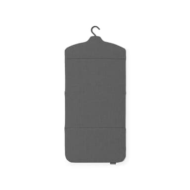 Brabantia - Planche pour défroisseur pliable - Pour vapeur à haute pression - Surface résistante à la chaleur - Crochet polyvalent - Parfaite avec défroisseurs portatifs - 91,5cm x 41cm - Pepper Black