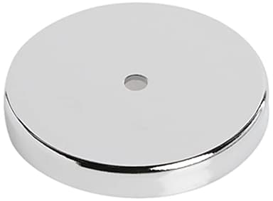 Aimant rond 81 x 10 mm - Aimant ultra puissant supportant jusqu'à 43 kg - Chromé