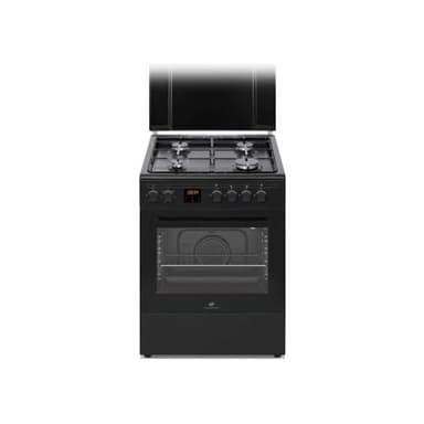 Cuisiniere gaz CONTINENTAL EDISON CECG60FCB1 - 4 feux - L59,8 x P61 xH83cm- Noir