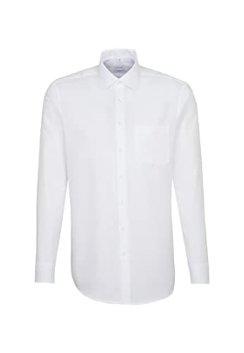 Chemise business homme Seidensticker - coupe classique - sans repassage - col Kent - manches longues - 100 % coton