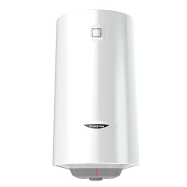 Ariston PRO 1 R 100 litres - Chauffe-eau Électrique Vertical Mural - Résistance Blindée - Molette de Réglage de la Température - Conçu pour installé en France