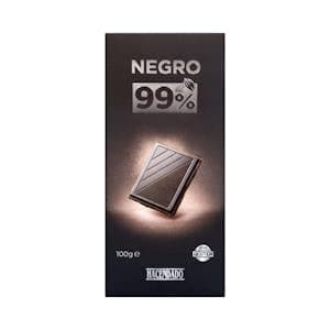 99 % cacao noir fendado tablette 100 g Pack 2