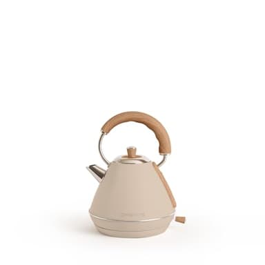 CREATE/KETTLE RETRO M/Bouilloire électrique Sablle/Ébullition rapide, capacité 1l, arrêt automatique, filtre anti-calcaire, arrêt automatique, indicateur de niveau d'eau, Ø17,2 cm, 1200 W