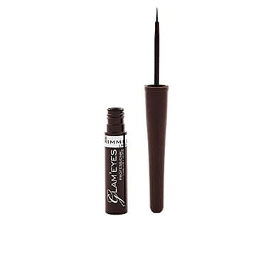 Rimmel - Eyeliner glam'Eyes - Application Facile et Précise - Couleurs intenses - 02 Brown Velvet - 3,5ml