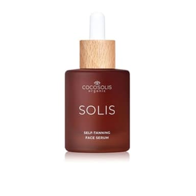 COCOSOLIS SOLIS Self-tanning Face Serum, autobronzant et soin pour le visage, gouttes autobronzantes pour un bronzage personnalisé et intense en quelques heures, longue durée, sans traces