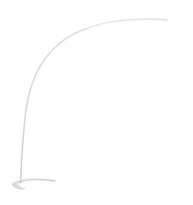TRIO, Lampadaire, Shanghai incl. 1 x LED,SMD,18,0 Watt,3000K,1800 Lm. Corps: metal, Blanc L:65,0cm, H:210,0cm, P:200,0cm IP20,Variateur intégré