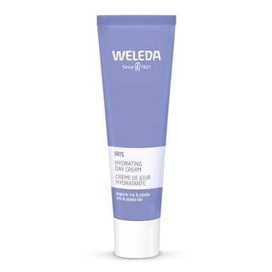WELEDA - Crème de Jour hydratante réconfortante Iris - Peaux normales à sèches déshydratées - Texture riche hydratante - NATRUE - 30 ml