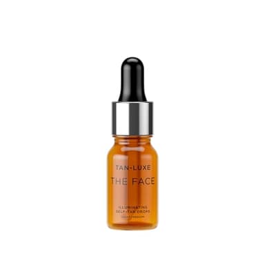 TAN-LUXE THE FACE Gouttes autobronzantes, légères/moyennes (10 ml) à ajouter aux soins de la peau pour un bronzage personnalisé du visage, sans cruauté envers les animaux et végétalien