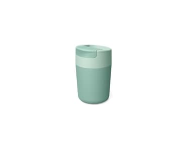 Joseph Joseph Sipp Travel Mug avec Couvercle, Étanche, Réutilisable, Tasse pour Café et Thé, 340 ml, Vert