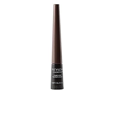 REVLON ColorStay, Eyeliner Liquide, Makeup Longue Tenue, Maquillage pour les Yeux Black Brown Marron Foncé, Eye Liner Marron Fini Mat, Eyeliner Précis