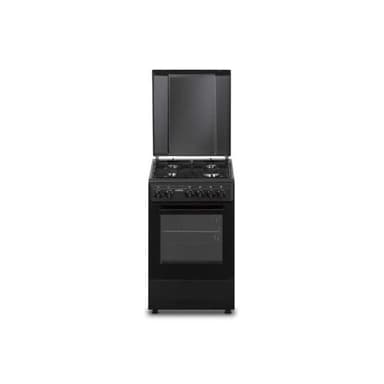 Cuisiniere gaz OCEANIC OCEACG50GB - 4 feux - L49,8 xP61 xH 86 cm - Noir
