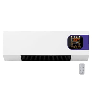 Climatiseur Mural, 1500W Climatiseur Mural Sans Unité Extérieure, Climatiseurs Murals Sans Évacuation avec Télécommande Tactile, Rafraîchisseur Air Murals Multifonction, pour Appareils Électroménagers