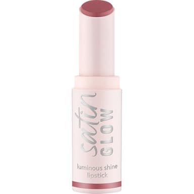 Essence Cosmetics Satin Glow Luminous Shine Lipstick Rouge à Lèvres, Luminescent, Intense en Couleurs (3.5g)