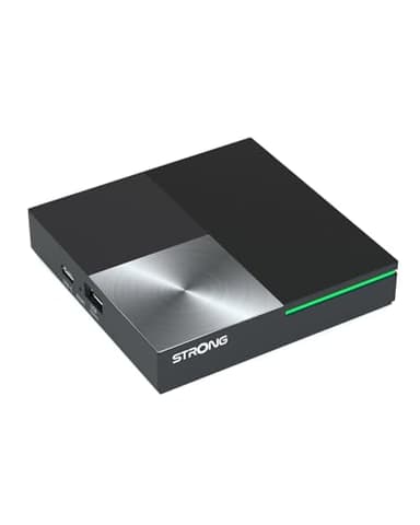 STRONG Leap-S3 Pro Box Streaming Google TV 4K UHD avec Port Ethernet, Android 12, 4GB RAM + 32GB Stockage, Wi-FI 6, Chromecast Intégré, Assistant Google Vocal, Dolby Atmos & Dolby Vision