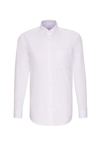 Chemise business Seidensticker pour homme - coupe classique - sans repassage - col boutonné - manches longues - 100 % coton