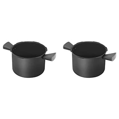 MOULINEX Lot de 2 Cuves Anti adhésive + poignée pour Cuiseur Programmable Cookeo XA605011 6 litres