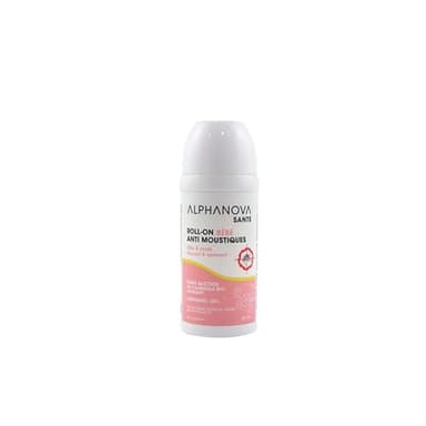 ALPHANOVA Roll on Anti moustiques bébé - sans alcool - Haute tolérance -Formule naturelle à l'eucalyptus - 30ml - Efficacité 6h
