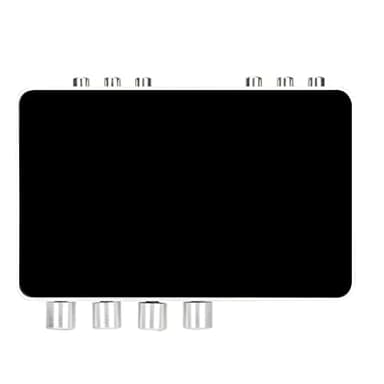 Mélangeur Professionnel, Amplificateur de Mixage Karaoké 4K 1080P, Amplificateur de Microphone Réglable pour TV Box, Lecteurs DVD, Ordinateurs Portables, Ordinateurs, Etc.