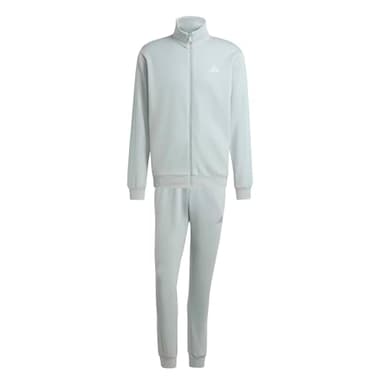 adidas Herren SPORTSWEAR BASIC 3 STRIPES FLEECE TRACKSUIT, Wonder Sage, XL