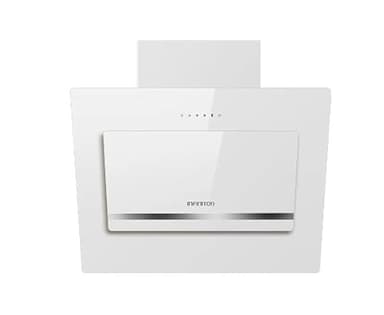 Infiniton Hotte aspirante CMPTRAL-81W Blanc 80 cm de large 800 m3/h 253 W 2 moteurs 2 lumières LED Filtres en aluminium 5 couches
