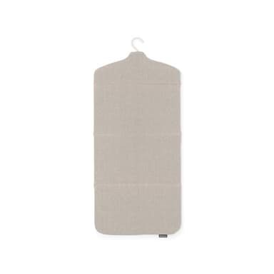 Brabantia - Planche pour défroisseur pliable - Pour vapeur à haute pression - Surface résistante à la chaleur - Crochet polyvalent - Parfaite avec défroisseurs portatifs - 91,5cm x 41cm - Grey, Gris
