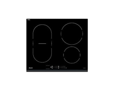 Sauter SPI6466B - Plaque induction - Encastrable - 4 foyers dont 1 DuoZone - 7200W - 4 minuteries et boosters - L60 x 52cm - Noir