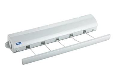 WENKO Séchoir Mural intérieur et extérieur, Etendoir à Linge Extensible jusqu'à 4.2m