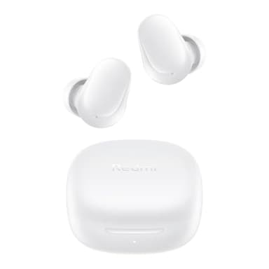 XIAOMI Redmi Buds 6 Play – Ecouteurs Bluetooth, Conducteurs 10 mm, 5 Modes EQ, Jusqu'à 7.5h+36h Autonomie de la Batterie, 10min de Charge fournit 3h de Lecture Musicale, IPX4, Blanc