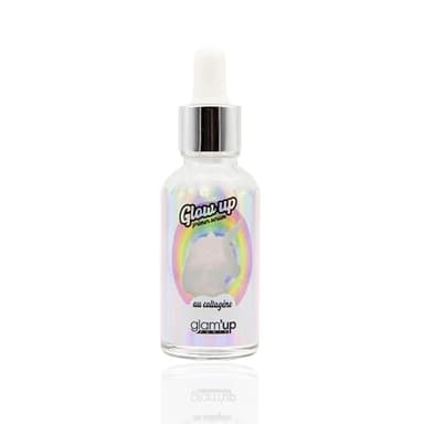 Glam'Up Paris - Primer Sérum Glow’Up au Collagène et à l’Aloe Vera - Texture Fondante - Aspect Radieux - Éclat Naturel - Base de Maquillage - K-Beauty