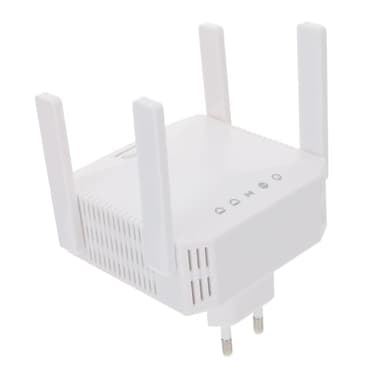 VERDANVERSE WiFi Répéteur Mbps avec Antennes Externes Amplificateur de Signal sans Fil Extension de Portée WiFi pour Maison Support Mémoire et Ventilation Latérale pour Fonctionnement Stable