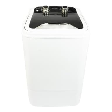 Salora WMR5350 Machine à laver 4-6 kg top, 300 tr/min – Lave linge compact à chargement par le haut, classe énergétique A+, pour petite largeur, idéale pour espace réduit, lavage rapide et efficace