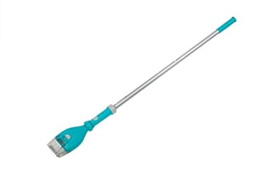 Aspirateur électrique Aquatech™ sans fil, fonctionne avec 8 piles (non incluses) pour piscines jusqu'à 3,05m de diamètre, Vert/gris