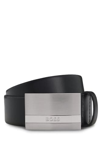 BOSS Baxton_Sz35 Ceinture, Black1, 90 Homme
