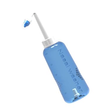 Toyvian Irrigateur Nasal Plastique 500 Ml Valve Automatique Bouteille de Rinçage Nasal pour Adultes et Garçon et Filles Nettoyage des Sinus Domestique