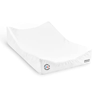 Béaba, Matelas À Langer Sofalange, Made In France, Concept Breveté, Plan À Langer Incliné, Limite Les Reflux, Durabilité Et Qualité, Tissus Certifiés Oekotex, Blanc, Plan a Langer Ecru, Matelas