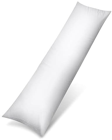Utopia Bedding Oreiller de Corps (1 Paquet), 40x145 cm Soutien à la Grossesse et à la maternité pour dormeur Long sur Le côté, Rembourrage en Polyester Doux (Blanc)