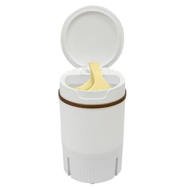 MEHOOSPVN Mini machine à laver mobile, camping, machine à laver portable, jusqu'à 3 kg de vêtements, machine à laver de voyage, caravane, camping-car, faible consommation d'eau et d'énergie avec