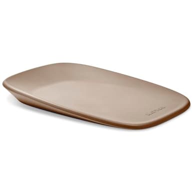 Nattou Matelas à langer en mousse PU douce, Matelas à langer lavable, env. 50 x 70 cm, Softy, Taupe