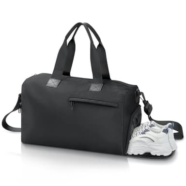 Romon Sac de Sport Homme Femme, Sacs Voyage avec Compartiment Chaussures et Humide Grande Sac de Sport Travel Bag Waterproof Multiuse Bagd à Bandoulière ou Fourre-Tout pour Gym, Fitness, Duffel Bag