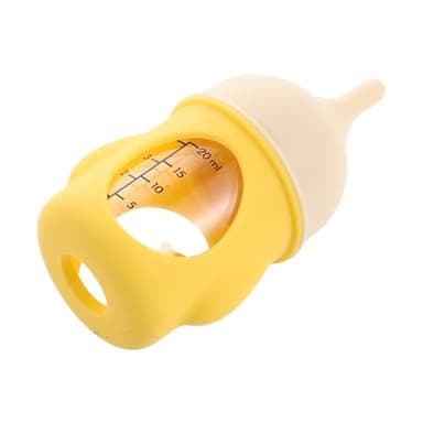 WEKAMOS Biberon pour Animaux Silicone Souple Kit Allaitement Mini avec Échelle Visible Sécurisé et Facile à Nettoyer Adapté pour Chatons et Chiots à Domicile ou Voyage