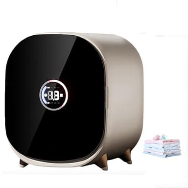 Sèche-linge Portable, Sèche-linge Électrique avec Écran Tactile Lcd, Séchage Rapide en 30 Minutes, Capacité de Charge 0,8 Kg, Rotation Alternativement Avant/arrière pour Appartement, Maison