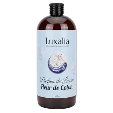Parfum de Lessive Fleur de Coton - Hautement Parfumé - Luxalia - 500ml