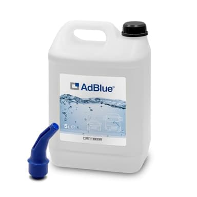 ERRECOM AdBlue® Additif pour Moteurs Diesel avec Bec Verseur pour la Réduction des Émissions NOx à Base d’Urée, Conforme à ISO 22241-1, Bidon de 5 L