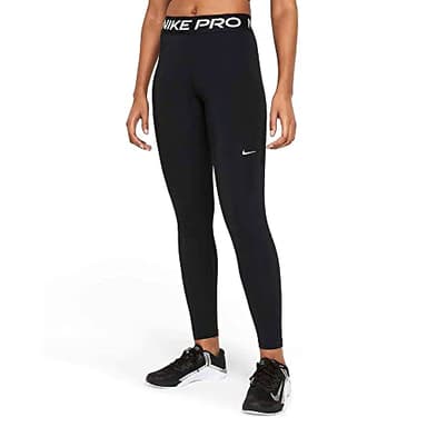 Nike Femme W Np 365 Tight Leggings, Black/White, M EU